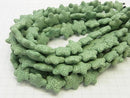 1strand $4.79! Light Green Color Lava Star 20x20x7mm 1strand beads (aprx.13inch / 32cm)