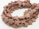 1strand $4.79! Pink color Lava star 20x20x7mm 1strand beads (aprx.13inch / 32cm)