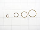 14KGF Twist Hoop Rings [4mm][6mm][8mm][10mm] 5pcs