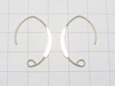 14KGF Marquise Earwire 26x18mm 1pair