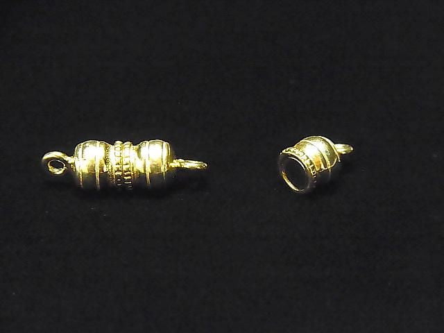 Silver 925 Magnetic Clasp 18x6x6mm 1 pair (2 pieces)