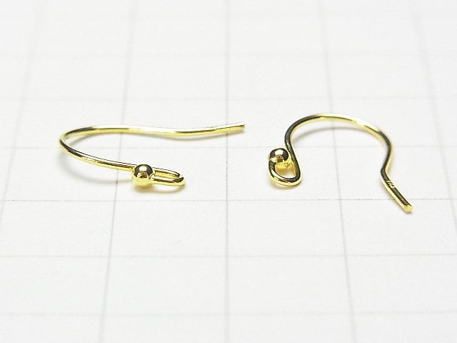 Silver925 Earwire 17x12mm [Sterling Silver Finish][Rhodium Plated][18KGP] 3pairs