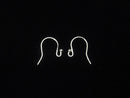 Silver925 Earwire 17x12mm [Sterling Silver Finish][Rhodium Plated][18KGP] 3pairs
