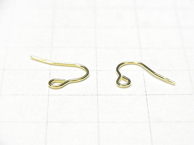 Silver925 Earwire 10x15mm [Sterling Silver Finish][Rhodium Plated][18KGP] 3pairs