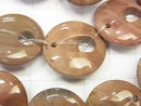 1strand $13.99! Landscape Jasper Coin 22x22x6mm 1strand beads (aprx.15inch / 38cm)