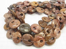 1strand $13.99! Landscape Jasper Coin 22x22x6mm 1strand beads (aprx.15inch / 38cm)