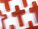 Carnelian, Cross Gemstone Beads