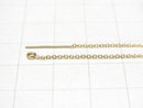 14KGF American Threader Earrings Cable Azuki 1pair
