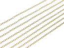 14KGF Cable Chain 1.6mm [40cm][45cm][50cm] Necklace 1pc