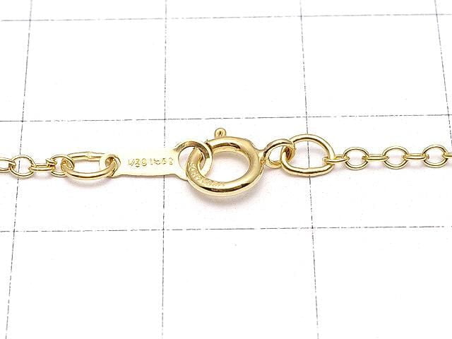 14KGF Cable Chain 1.6mm [40cm][45cm][50cm] Necklace 1pc