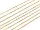 14KGF Rope Chain 1.2mm [40cm][45cm][50cm] Necklace 1pc