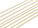 14KGF Rope Chain 1.2mm [40cm][45cm][50cm] Necklace 1pc