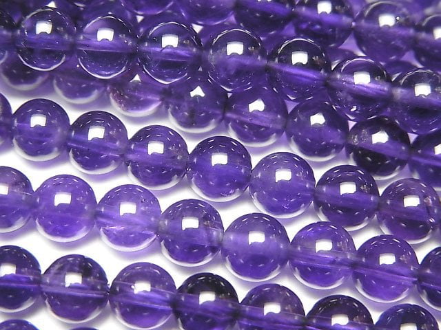 Amethyst, Round Gemstone Beads