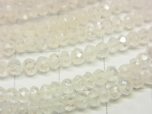 [Video] 1strand $11.79! Crystal AAA Small Size Faceted Button Rondelle Coating 1strand beads (aprx.12inch / 30cm)