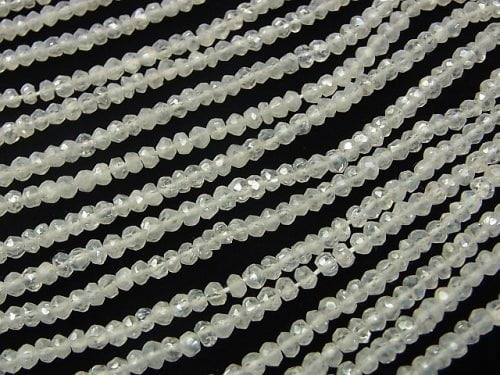 [Video] 1strand $11.79! Crystal AAA Small Size Faceted Button Roundel Coating 1strand beads (aprx.12inch / 30cm)