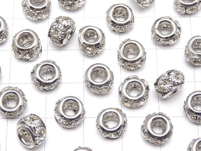 Metal Parts Roundel 8 x 8 x 5 mm [Clear x Silver] 10 pcs $3.79!