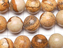 Picture Jasper Round 10mm 1strand beads (aprx.15inch / 36cm)