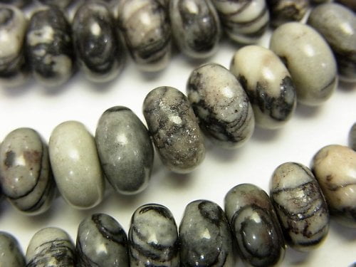 Jasper, Roundel Gemstone Beads