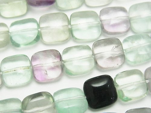 Fluorite, Rectangle Gemstone Beads