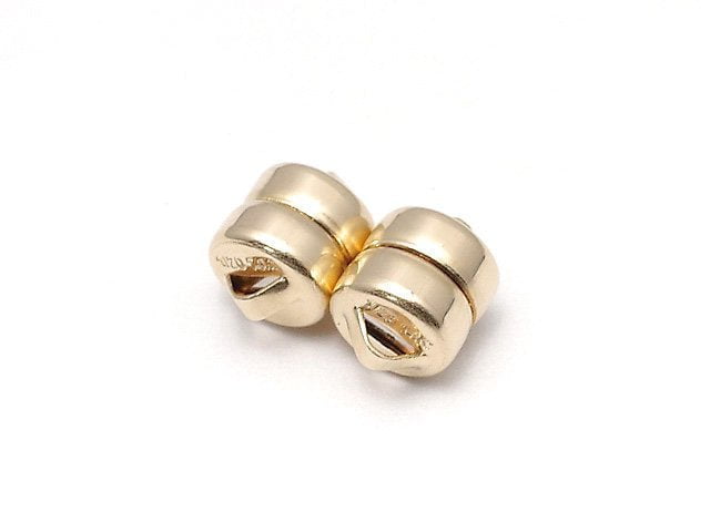 14KGF Magnetic Clasp 5.5x4mm 1pair (2 pieces)