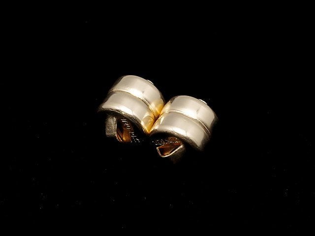 14KGF Magnetic Clasp 5.5x4mm 1pair (2 pieces)