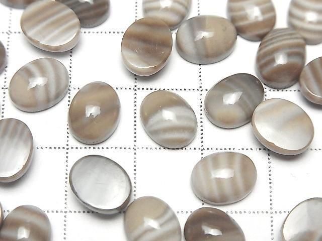 [Video] Poland Flint Stone Oval Cabochon 10x8mm 2pcs