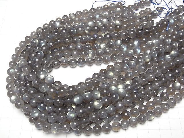 [Video]Labradorite AAA Round 8mm 1/4 or 1strand beads (aprx.15inch/36cm)