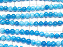 Blue Jade Round 6mm 1strand beads (aprx.15inch / 36cm)
