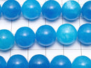 1strand $6.79! Blue Jade Round 12mm 1strand beads (aprx.15inch / 36cm)