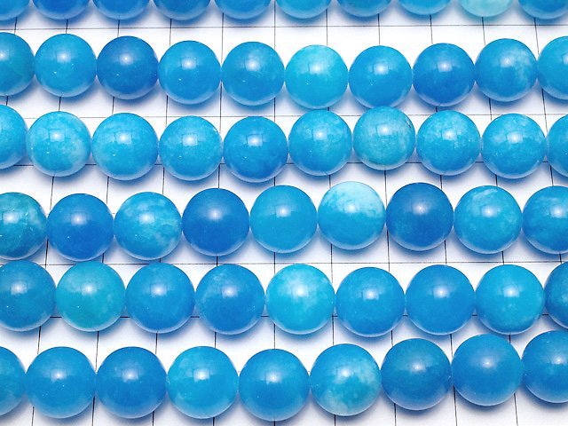 1strand $6.79! Blue Jade Round 12mm 1strand beads (aprx.15inch / 36cm)