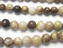 Silver Leaf Jasper Round 4mm 1strand beads (aprx.15inch/38cm)