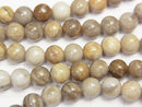 Silver Leaf Jasper Round 6mm 1strand beads (aprx.15inch/38cm)