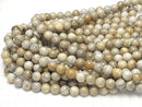 Silver Leaf Jasper Round 10mm 1strand beads (aprx.15inch/38cm)