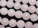 Flash Crystal, Rose, Round Gemstone Beads