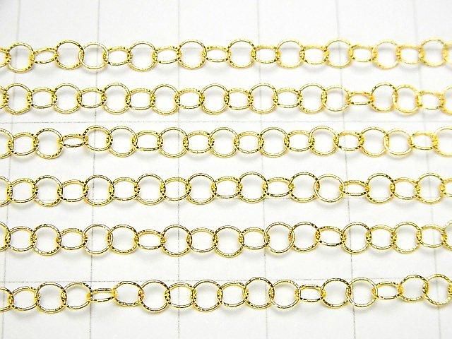 14KGF 圓橢圓鍊 3.5mm 扭轉 10公分
