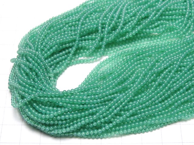 Green Onyx AAA Round 2mm 1strand beads (aprx.15inch/37cm)