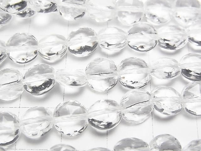 High Quality Crystal AAA Star Faceted Coin 8x8x5mm 1/4 or 1 strand beads (approx. 15inch/38cm) High Quality!