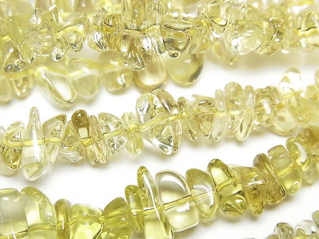 [Video] Lemon Quartz AAA Chips (Small Nugget) half or 1strand beads (aprx.15inch / 37cm)