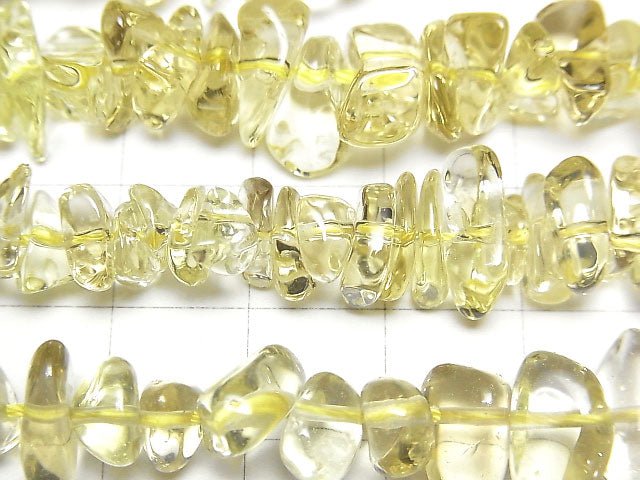 [Video] Lemon Quartz AAA Chips (Small Nugget) half or 1strand beads (aprx.15inch / 37cm)