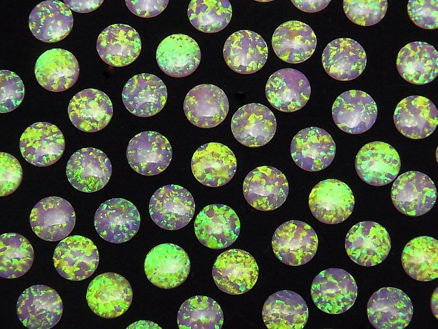 Kyoto Opal Round Cabochon 8 x 8 x 1.5 mm [pink] 2 pcs $5.79!