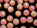 Round, Synthetic Opal Synthetic & Glass Beads