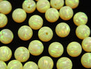 Round, Synthetic Opal Synthetic & Glass Beads