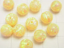 Kyoto Opal Round 8 mm [Yellow] Half Drilled Hole 1 pc $7.79!