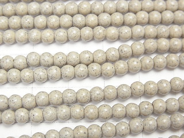 [Video] Taiwan Hokutolite Round 4 mm half or 1 strand beads (aprx.15 inch / 36 cm)