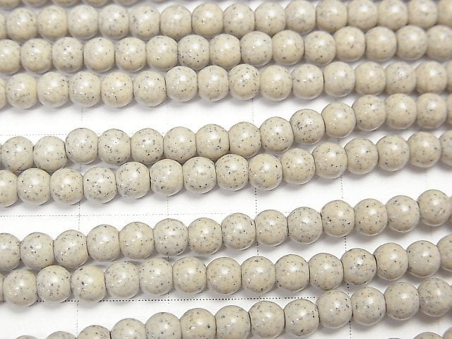 [Video] Taiwan Hokutolite Round 4 mm half or 1 strand beads (aprx.15 inch / 37 cm)