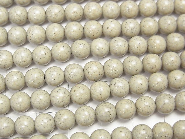 Taiwan Hokutolite Round 6mm half or 1strand beads (aprx.15inch/37cm)