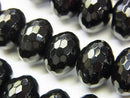 Onyx, Roundel Gemstone Beads