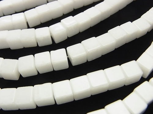 1strand $8.79! White Jade Cube 8x8x8mm 1strand beads (aprx.15inch / 38cm)