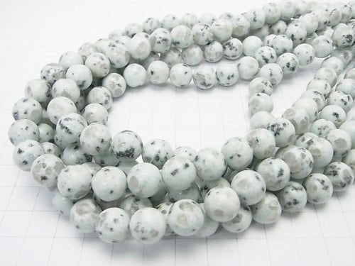 Sesame Jasper Round 10mm 1strand beads (aprx.15inch/36cm)