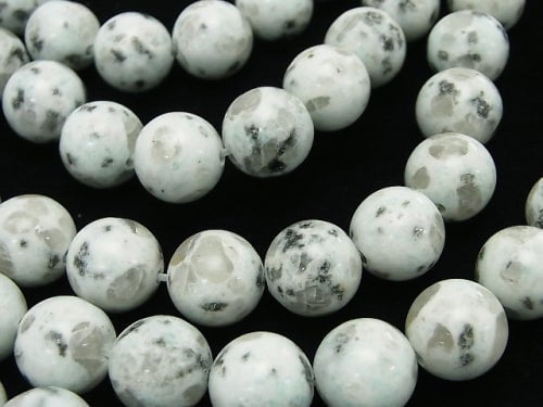 Sesame Jasper Round 12mm 1strand beads (aprx.15inch/36cm)